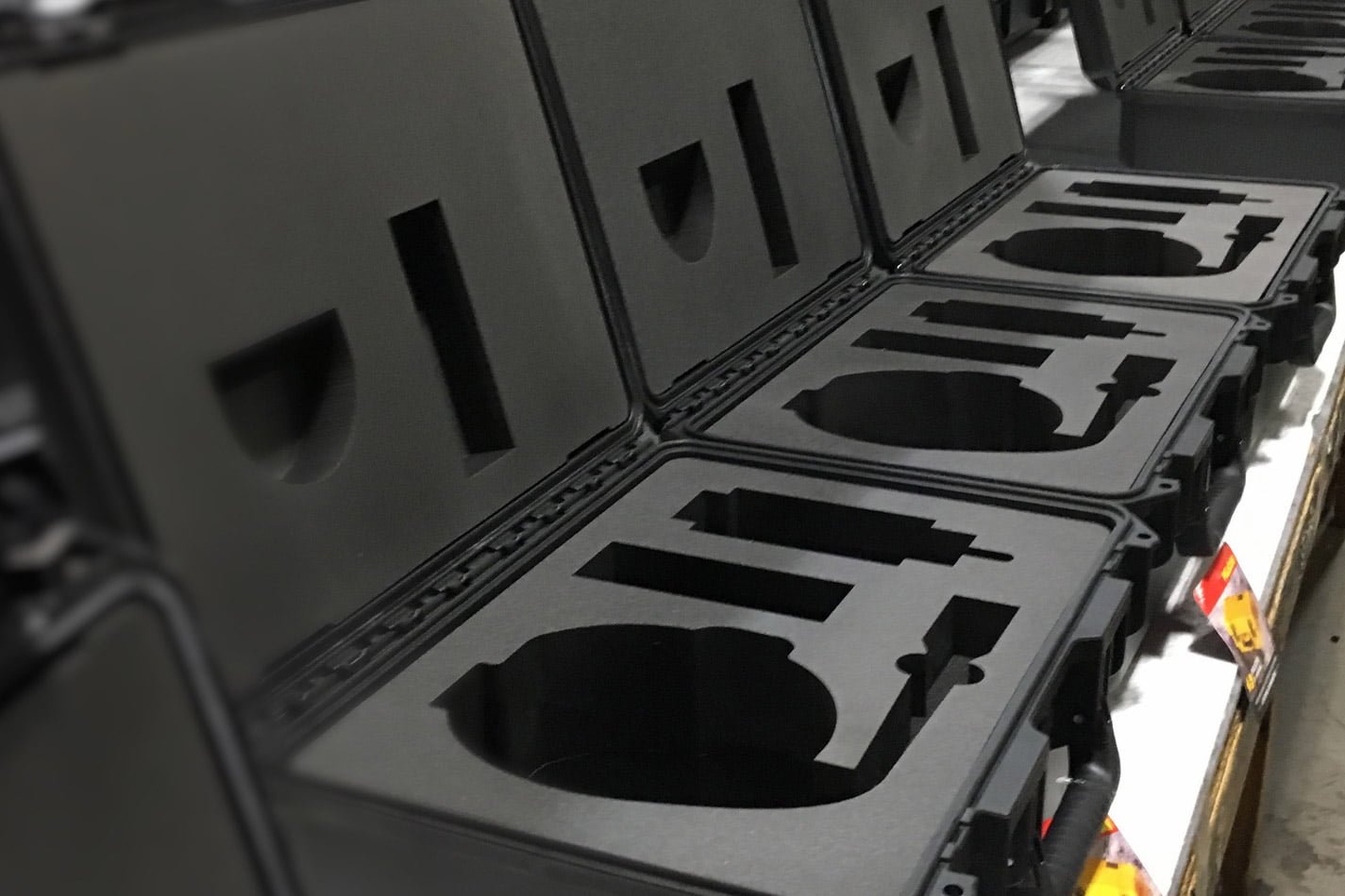 ALTEX Packaging's Atlanta Foam Cross linked polyethylene military case insert